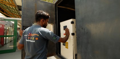 Housekeeping at BRTS station